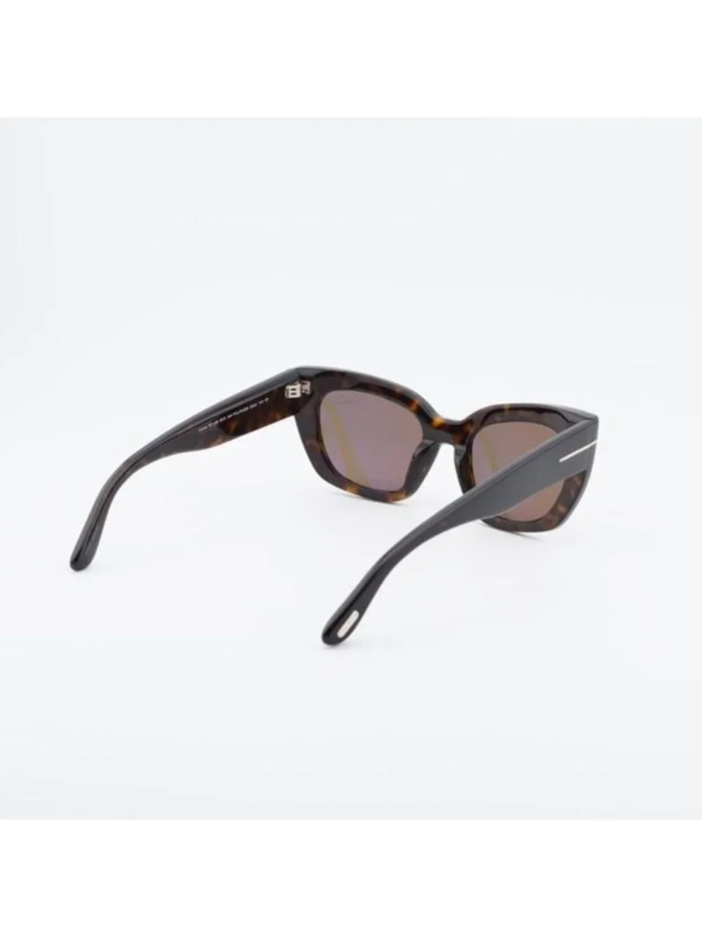 Tom Ford Athena FT1190 52H Sunglasses Havana Cat Eye Frame, Polarized Lenses